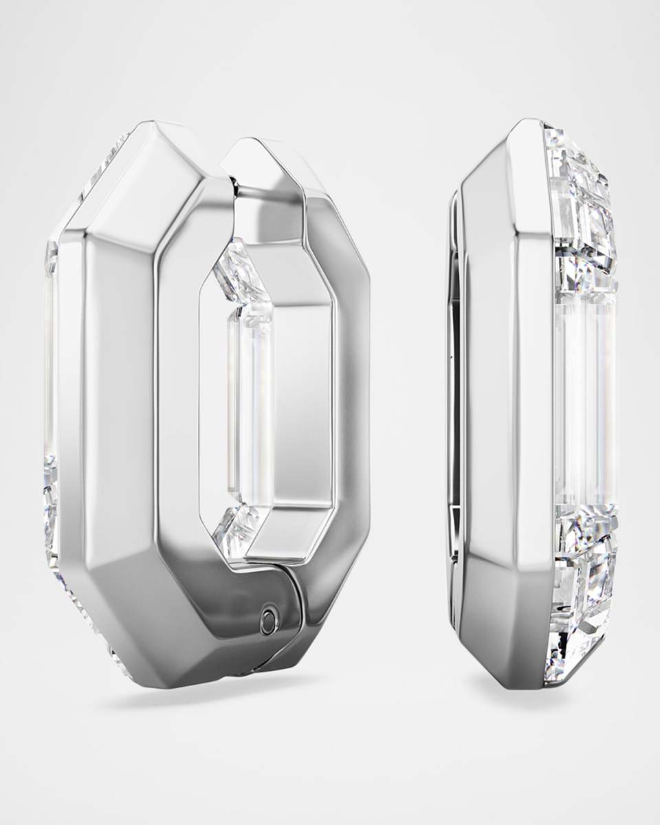 Octagon Small Lucent Hoop Earrings